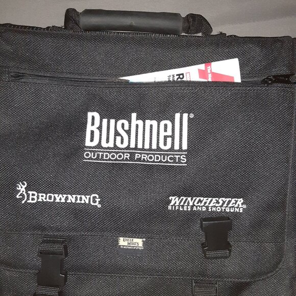 Like New-Tough Brief Case / Book Bag * Uncle Mike's Black or Bushnell * Cordura - Picture 10 of 13